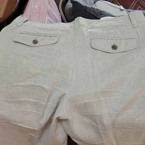 VEUC Sz 6 BR Linen Trousers - Picture 7 of 11